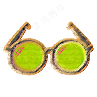 儿童节眼镜装饰