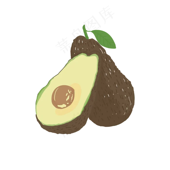 水果牛油果小吃(2000X2000(DPI:300))psd模版下载