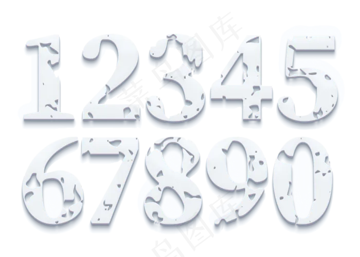 3d立体数字
