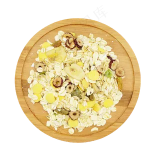 水果燕麦片美食,免抠元素