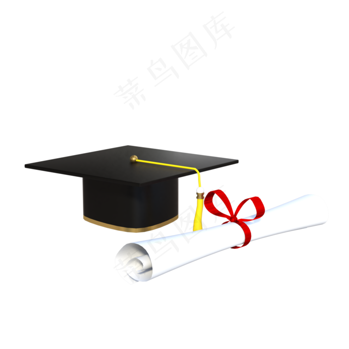 毕业啦博士帽,免抠元素