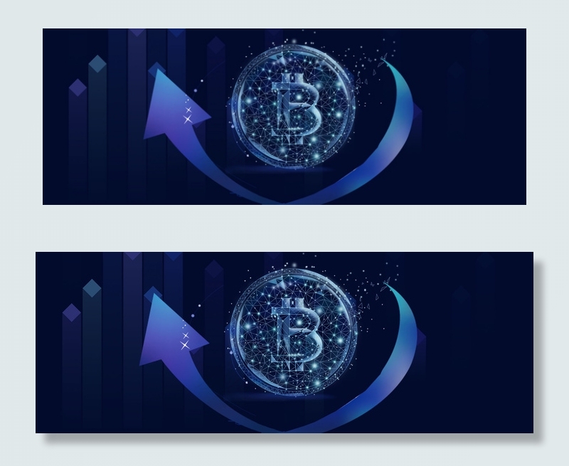 蓝色区块链科技宣传banner