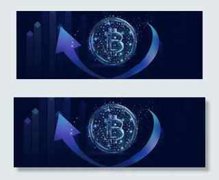 蓝色区块链科技宣传banner