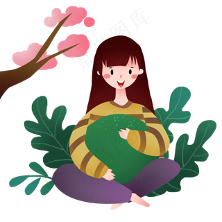 清明节青团花朵