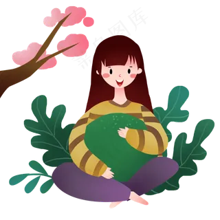 清明节青团花朵