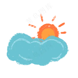 儿童节太阳云朵