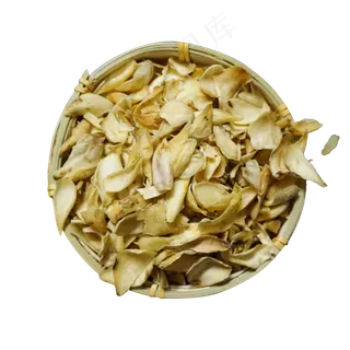 一些淡黄色的百合干,免抠元素