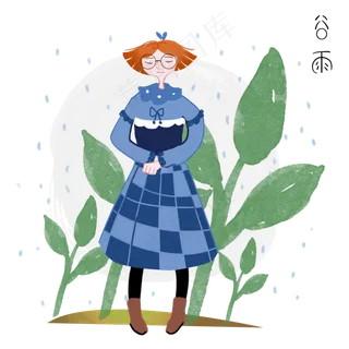 谷雨漂亮的小女孩