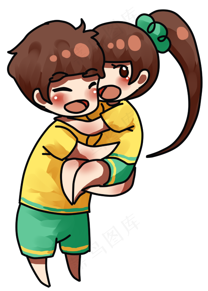 绿色情人节抱女朋友情人节情侣抱