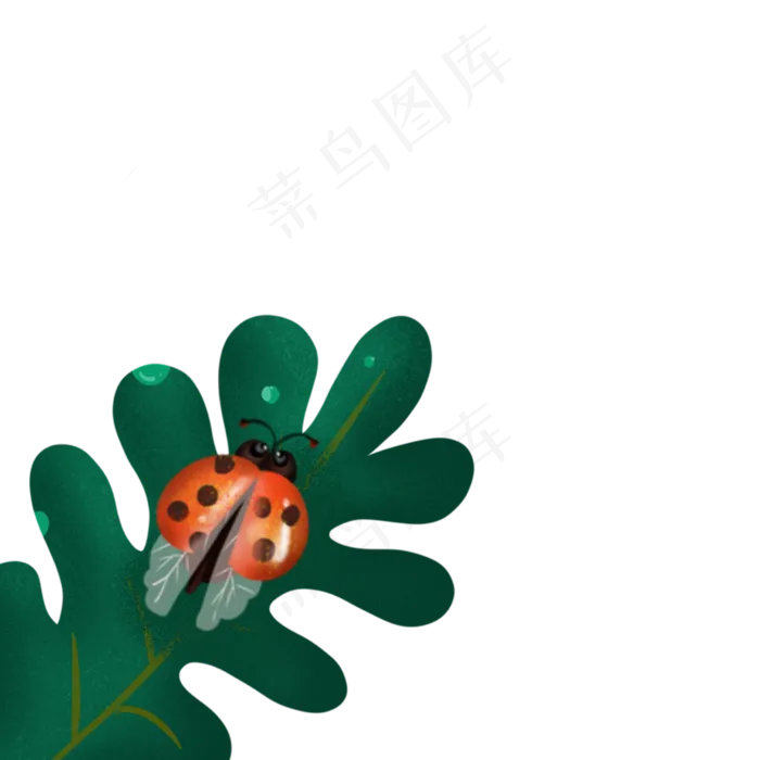 卡通虫子和植物免抠图(2000X2000(DPI:300))psd模版下载