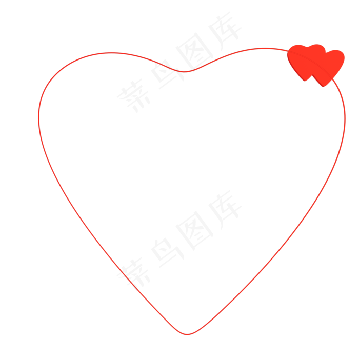 线性桃心过情人节