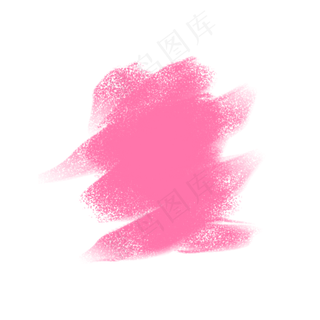粉红水彩涂鸦笔刷