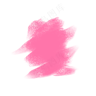 粉红水彩涂鸦笔刷