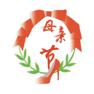 花装饰图案小高跟鞋丝带