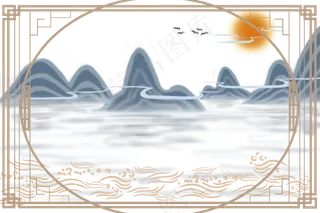 汉风古风边框
