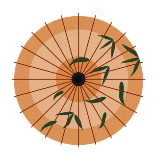 古代江南油纸伞免扣,免抠元素