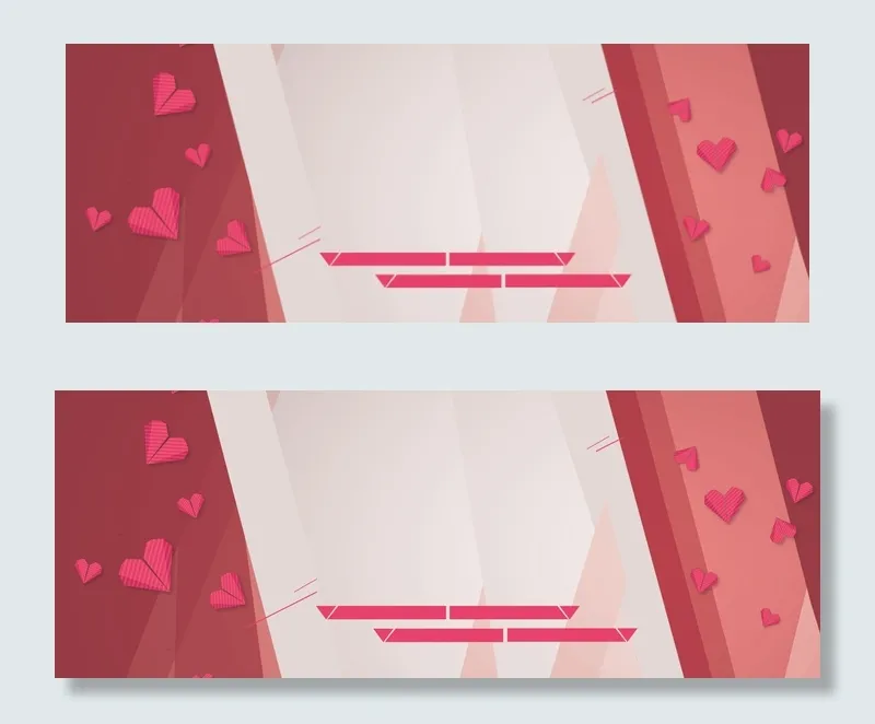 爱心母亲节粉色电商banner