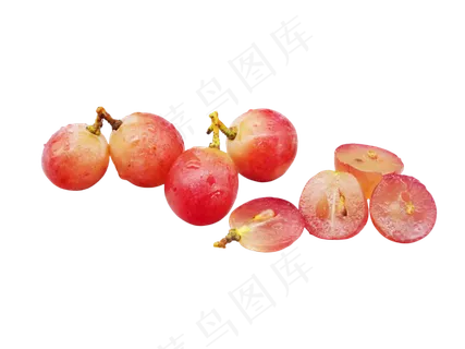 切开的提子,免抠元素