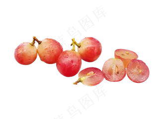 切开的提子,免抠元素