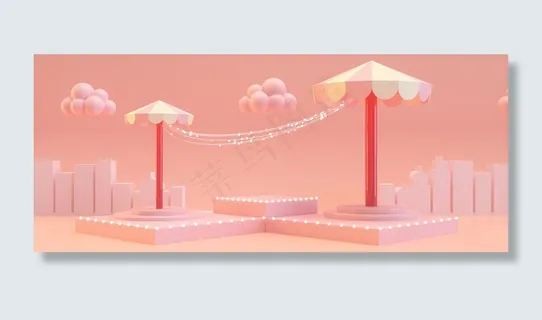 淘宝电商展台banner