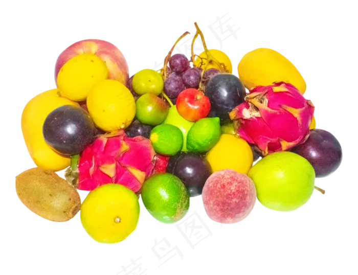 水果食物组合(2000X2000(DPI:300))