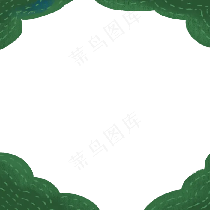 卡通植物边框下载