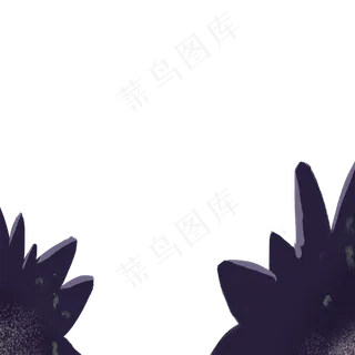 卡通植物边框下载