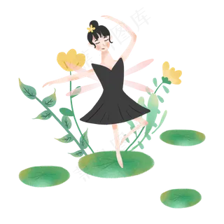 夏天跳舞的小精灵