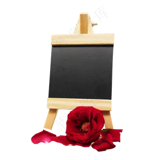 黑板与玫瑰