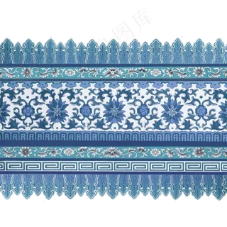 中国古典精致华丽青花瓷清朝,免抠元素