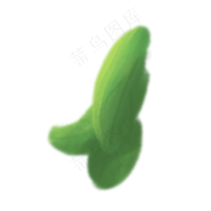 卡通绿色植物下载(2000X2000(DPI:300))psd模版下载