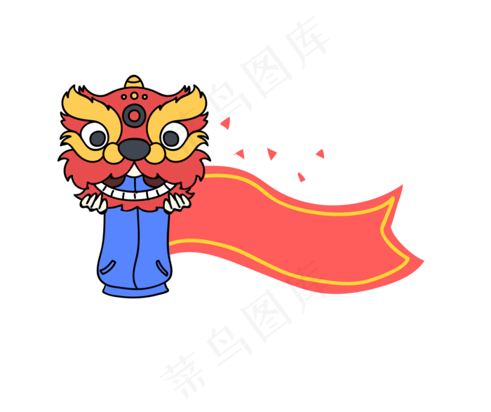 孟菲斯波普创意新年边框,免抠元素