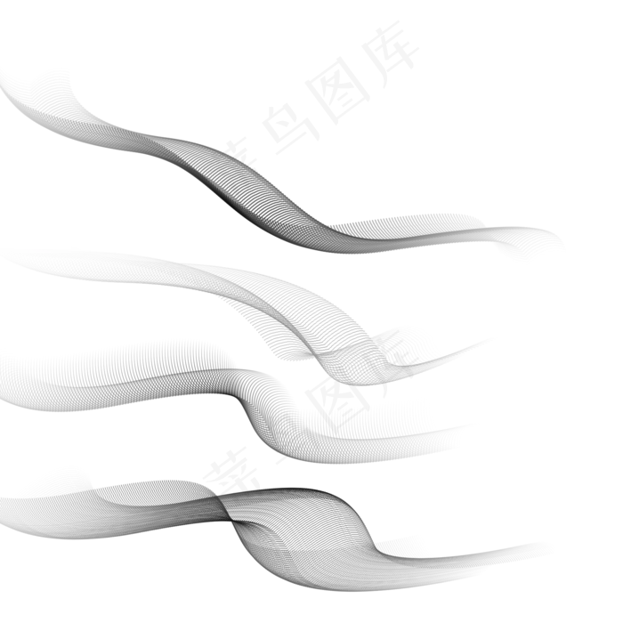 矢量动感波点抽象点线元素图案(2000*2000px 300 dpi )psd模版下载
