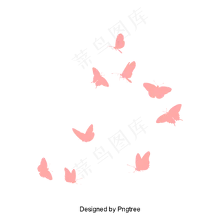 简单蝴蝶轮廓设计