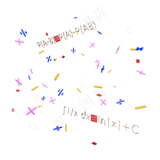 数学几何符号电商c4d