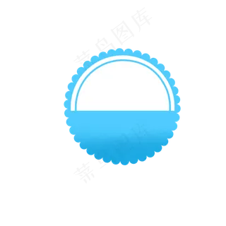 蓝色简约促销优惠券