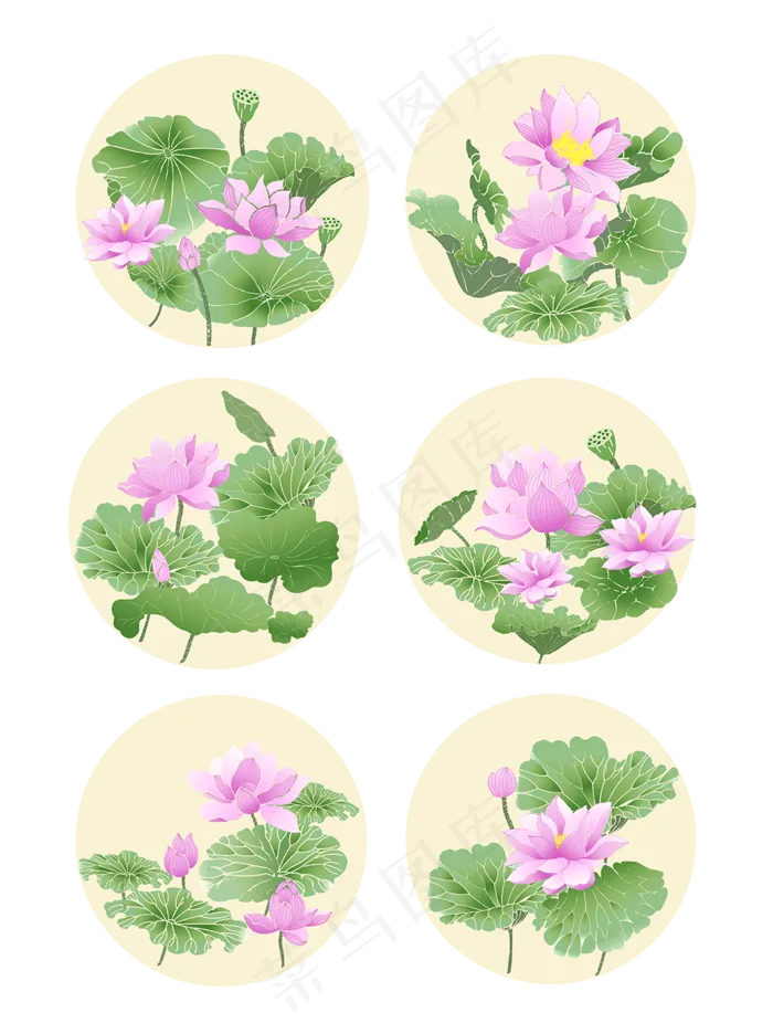 荷花套图荷花套图(3543X4724(DPI:150))psd模版下载
