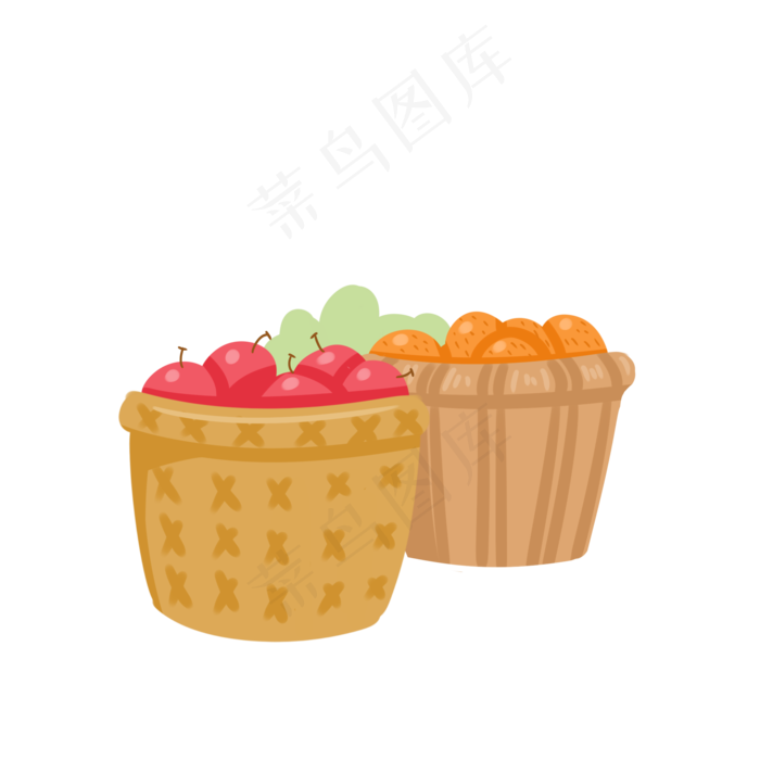 手绘新鲜水果插画