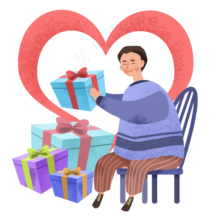 父亲节礼物节日(3000X3000(DPI:300))psd模版下载