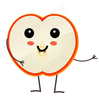 卡通苹果png素材