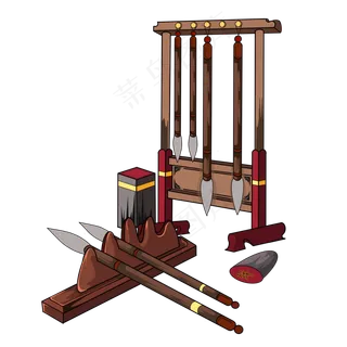 春节装饰文房四宝年中国红