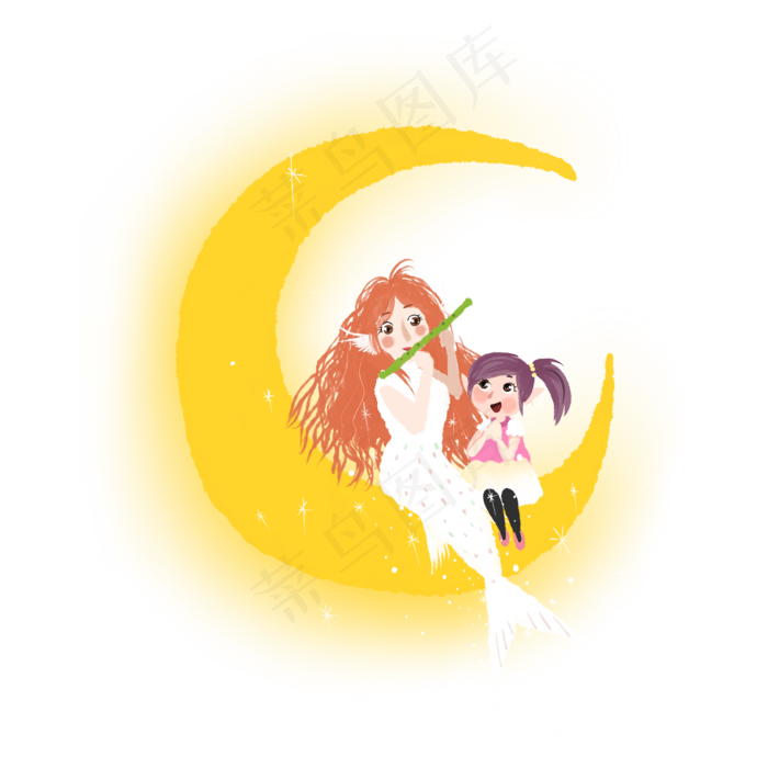 儿童节母女(2000X2000(DPI:300))psd模版下载