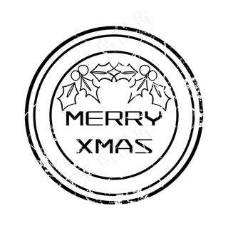 复古印章矢量图