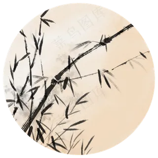 中国风古典风格古风水墨花鸟矢量,免抠元素