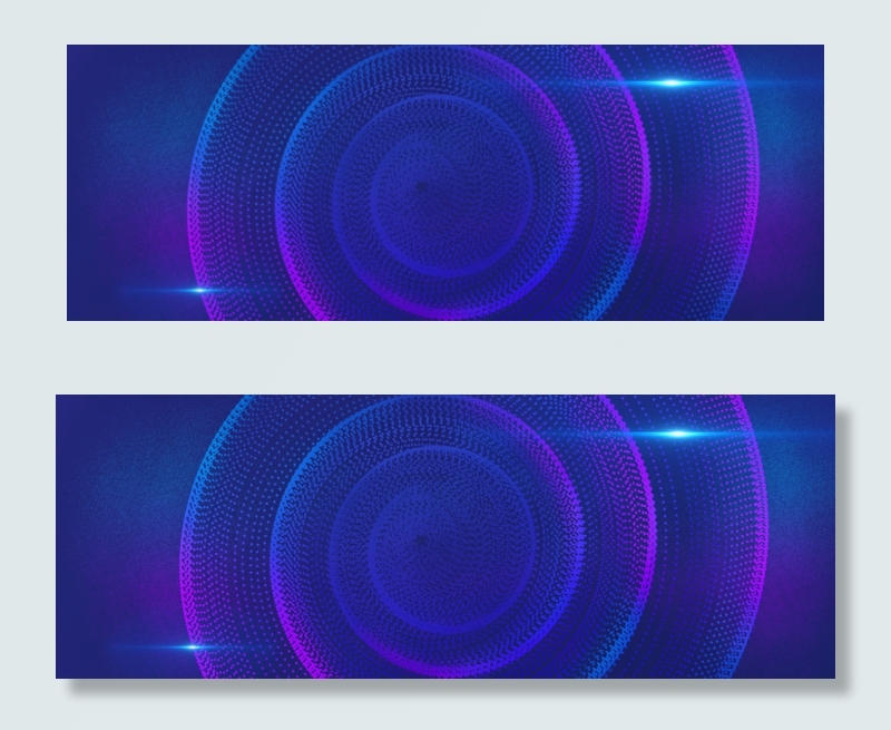 蓝色科技粒子banner