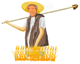 手绘劳动节装饰素材