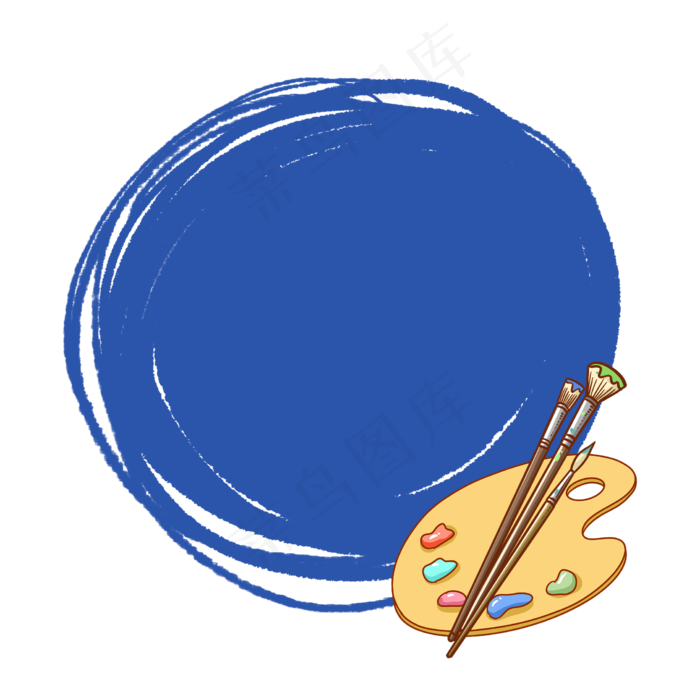 绘画培训班边框(2244X2244(DPI:300))psd模版下载