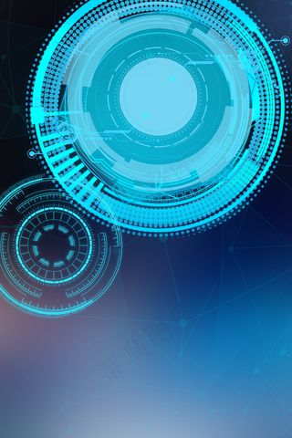 科技感闪烁线条广告