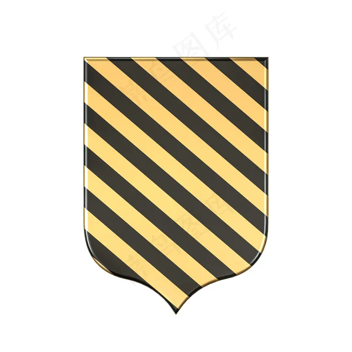 315黑金大气质感盾牌PNG元素(2500*2500px)