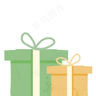 卡通一堆礼盒,免抠元素